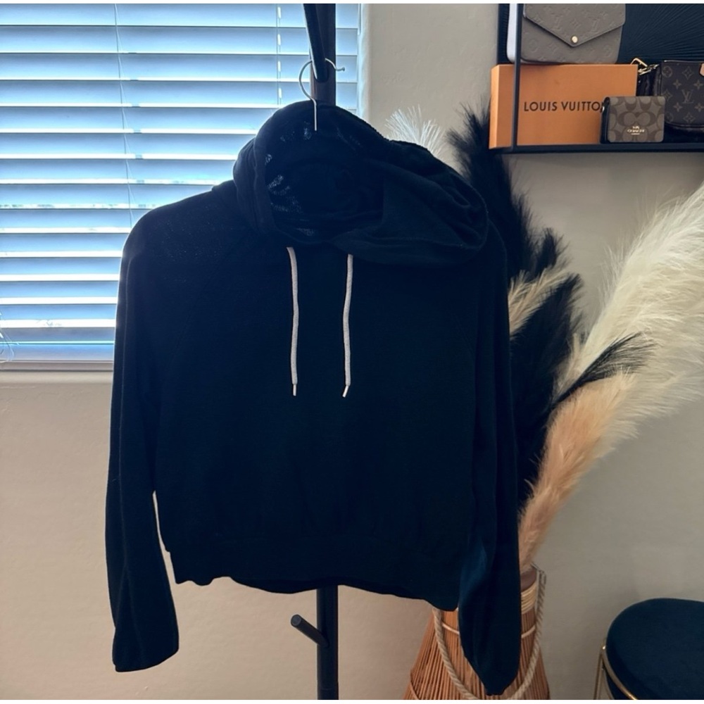 Women's Black Lightweight Hoodie